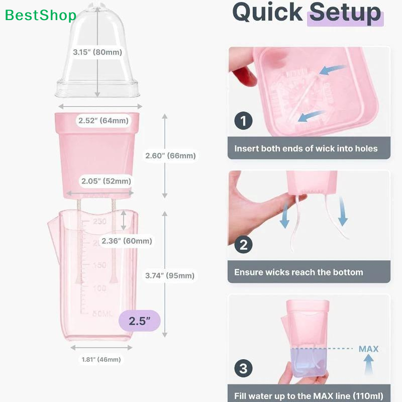Transparent Pink Self Watering - đánh giá và giá Self-Watering Planter