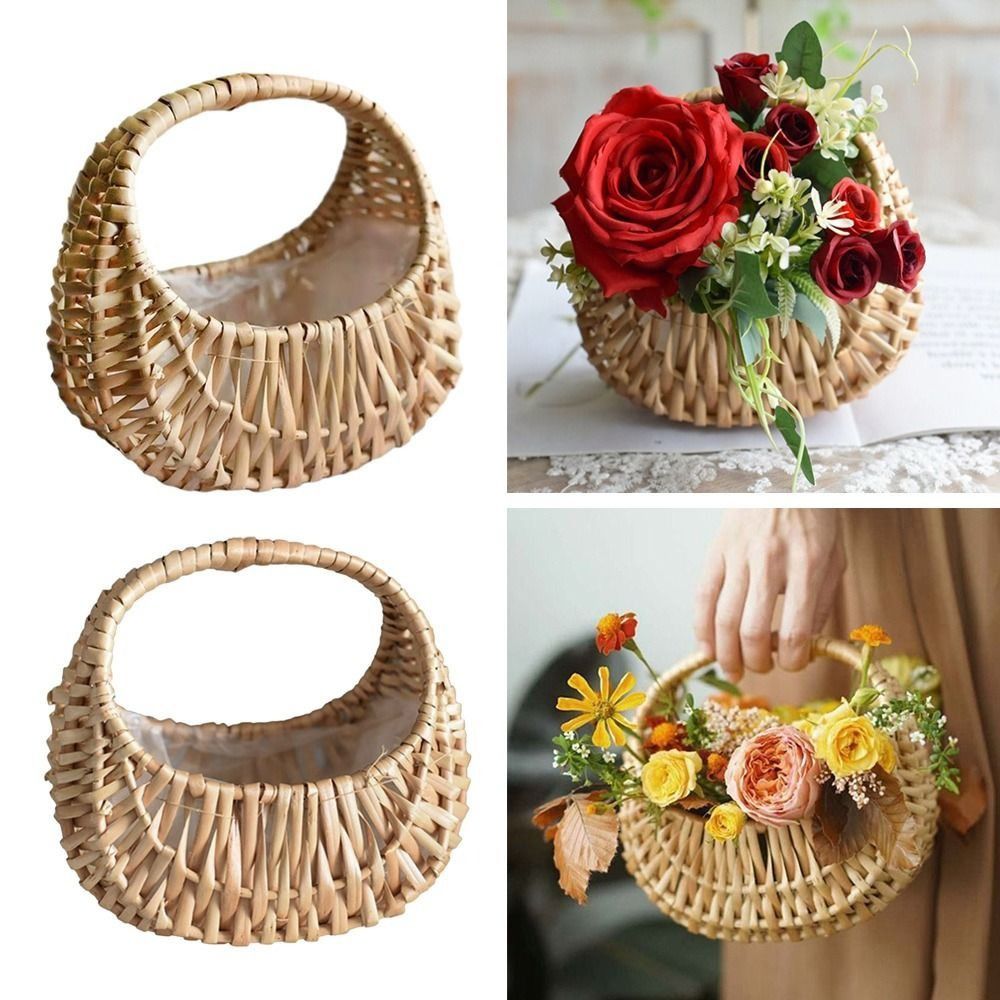 Willow Rattan Flower Girl Bask - đánh giá và giá Gardening Tools Girls