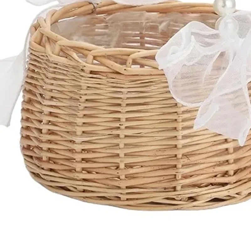Pearl Handle Rattan Wedding Fl - đánh giá và giá Gardening Tools Girls